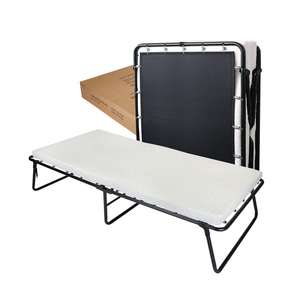 Spinal Solution Folding Bed Cot with 3inch Memory Foam Mattresses